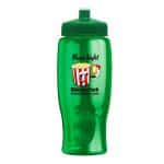 Custom Garyline® Poly+ Bottle with Push-Pull Lid - 27 oz. - 6