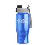 Custom Garyline® Poly+ Bottle with Quick-Snap Lid - 27 oz. - 2
