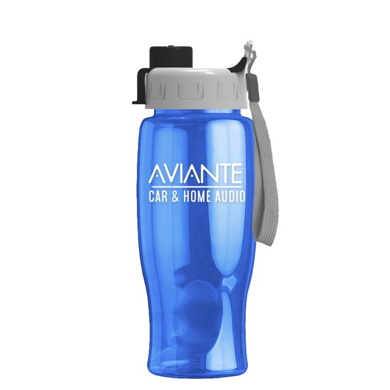 Custom Garyline® Poly+ Bottle with Quick-Snap Lid - 27 oz. - 2
