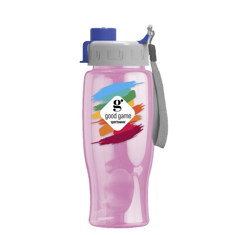 Custom Garyline® Poly+ Bottle with Quick-Snap Lid - 27 oz. - 5