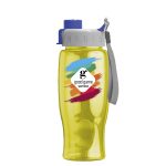Custom Garyline® Poly+ Bottle with Quick-Snap Lid - 27 oz. - 9
