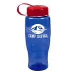 Custom Garyline® Poly+ Bottle with Tethered Lid - 27 oz. - 2