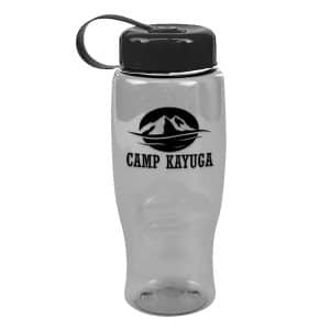 Custom Garyline® Poly+ Bottle with Tethered Lid - 27 oz.