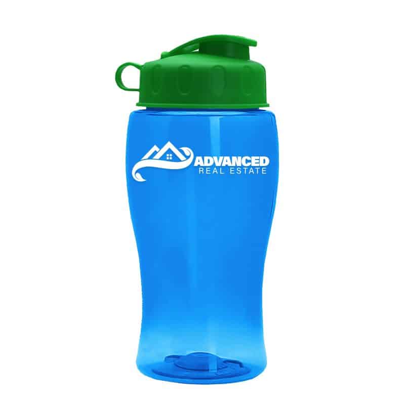 Custom Garyline® Poly+ Jr. Bottle with Flip Lid - 18 oz. - 4