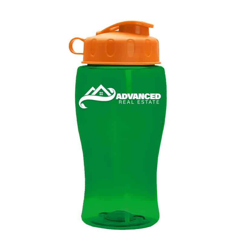 Custom Garyline® Poly+ Jr. Bottle with Flip Lid - 18 oz. - 5