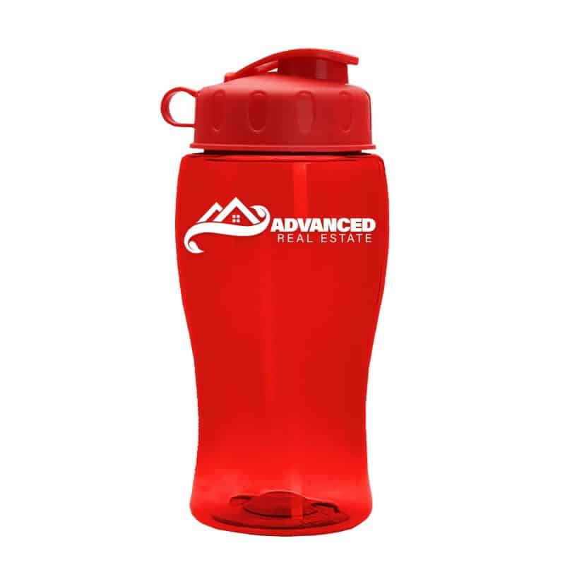 Custom Garyline® Poly+ Jr. Bottle with Flip Lid - 18 oz. - 6