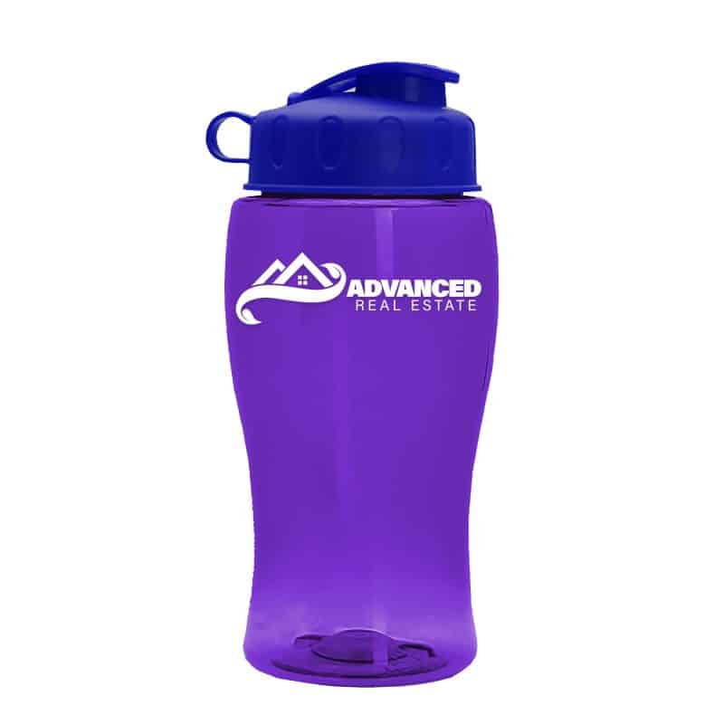 Custom Garyline® Poly+ Jr. Bottle with Flip Lid - 18 oz. - 7