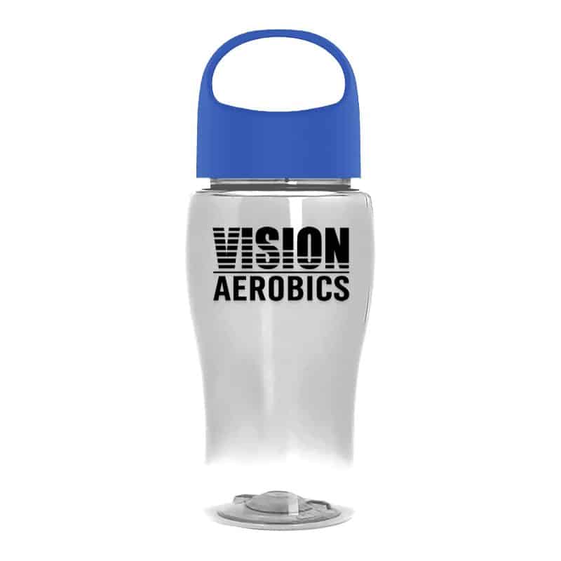 Custom Garyline® Poly+ Jr. Bottle with Oval Crest Lid - 18 oz. - 1