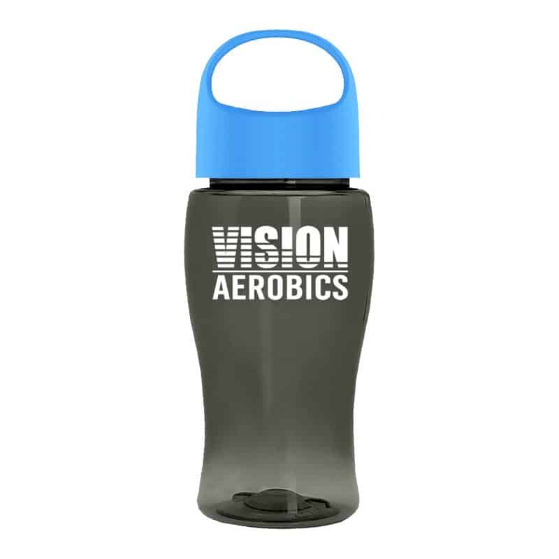 Custom Garyline® Poly+ Jr. Bottle with Oval Crest Lid - 18 oz. - 2