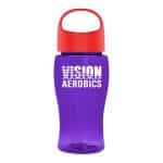 Custom Garyline® Poly+ Jr. Bottle with Oval Crest Lid - 18 oz. - 8