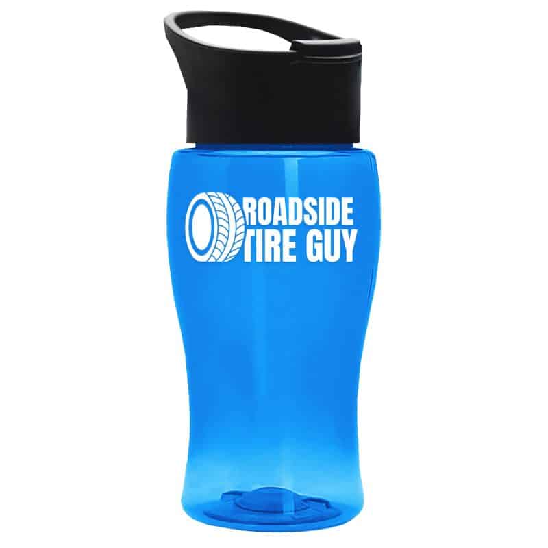 Custom Garyline® Poly+ Jr. Bottle with Pop-Up Lid - 18 oz. - 2