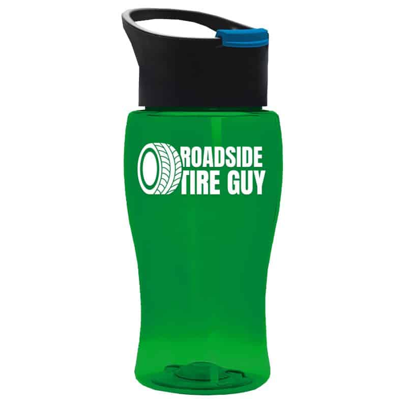 Custom Garyline® Poly+ Jr. Bottle with Pop-Up Lid - 18 oz. - 3
