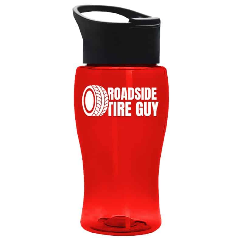 Custom Garyline® Poly+ Jr. Bottle with Pop-Up Lid - 18 oz. - 4
