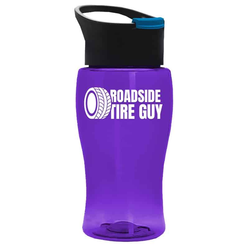 Custom Garyline® Poly+ Jr. Bottle with Pop-Up Lid - 18 oz. - 5