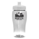 Custom Garyline® Poly+ Jr. Bottle with Push-Pull Lid - 18 oz. - 2