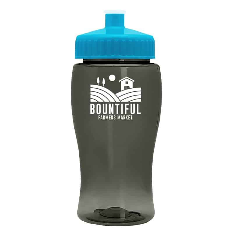 Custom Garyline® Poly+ Jr. Bottle with Push-Pull Lid - 18 oz. - 3