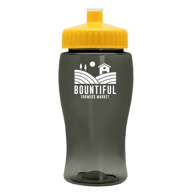 Custom Garyline® Poly+ Jr. Bottle with Push-Pull Lid - 18 oz. - 5