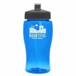Custom Garyline® Poly+ Jr. Bottle with Push-Pull Lid - 18 oz. - 6