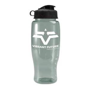 Custom Garyline® Poly+ Recycled Bottle with Flip Lid - 27 oz.