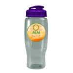 Custom Garyline® Poly+ Recycled Bottle with Flip-Top Lid - 27 oz. - 1