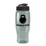Custom Garyline® Poly+ Recycled Bottle with Flip-Top Lid - 27 oz.