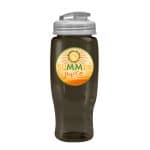 Custom Garyline® Poly+ Recycled Bottle with Flip-Top Lid - 27 oz. - 2
