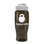 Custom Garyline® Poly+ Recycled Bottle with Flip-Top Lid - 27 oz. - 3