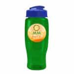 Custom Garyline® Poly+ Recycled Bottle with Flip-Top Lid - 27 oz. - 5