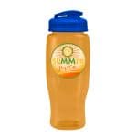 Custom Garyline® Poly+ Recycled Bottle with Flip-Top Lid - 27 oz. - 7