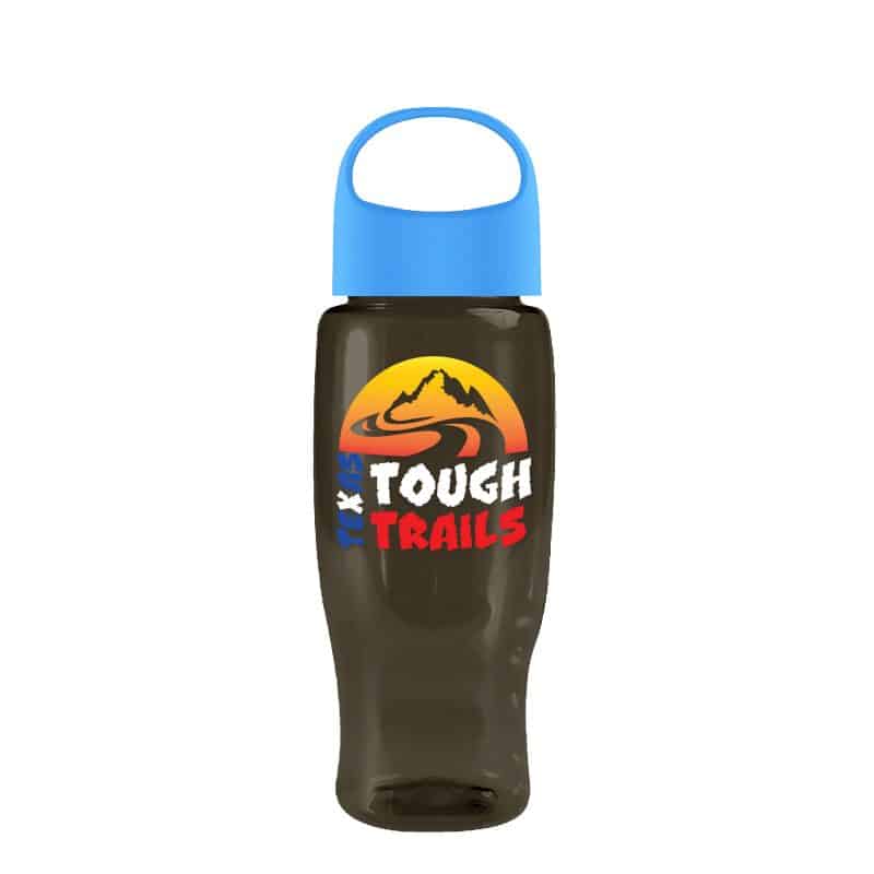 Custom Garyline® Poly+ Recycled Bottle with Oval Crest Lid - 27 oz. - 1