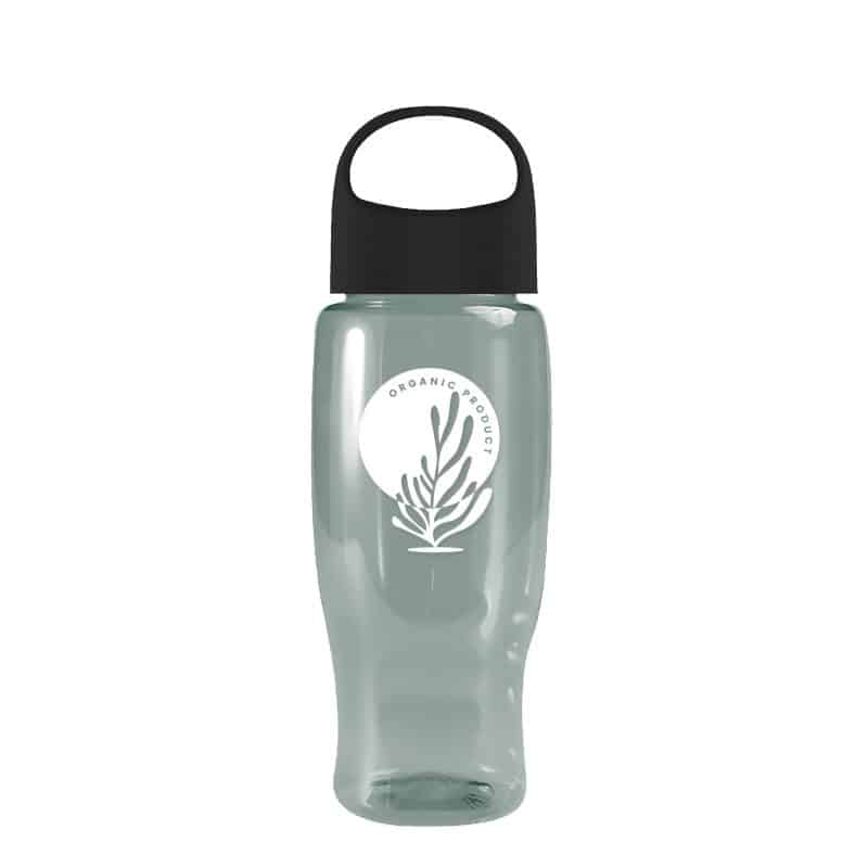Custom Garyline® Poly+ Recycled Bottle with Oval Crest Lid - 27 oz.