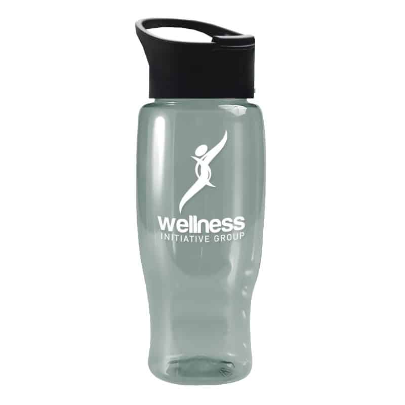 Custom Garyline® Poly+ Recycled Bottle with Pop-Up Lid - 27 oz.
