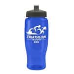 Custom Garyline® Poly+ Recycled Bottle with Push-Pull Lid - 27 oz. - 4