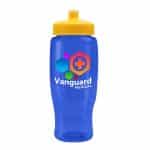 Custom Garyline® Poly+ Recycled Bottle with Push-Pull Lid - 27 oz. - 5