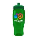 Custom Garyline® Poly+ Recycled Bottle with Push-Pull Lid - 27 oz. - 6