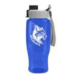 Custom Garyline® Poly+ Recycled Bottle with Quick-Snap Lid - 27 oz. - 2
