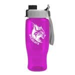 Custom Garyline® Poly+ Recycled Bottle with Quick-Snap Lid - 27 oz. - 4