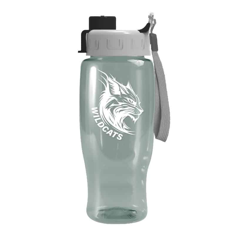 Custom Garyline® Poly+ Recycled Bottle with Quick-Snap Lid - 27 oz.