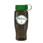 Custom Garyline® Poly+ Recycled Bottle with Tethered Lid - 27 oz. - 1