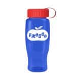 Custom Garyline® Poly+ Recycled Bottle with Tethered Lid - 27 oz. - 2