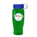 Custom Garyline® Poly+ Recycled Bottle with Tethered Lid - 27 oz. - 3