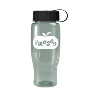 Custom Garyline® Poly+ Recycled Bottle with Tethered Lid - 27 oz.
