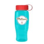 Custom Garyline® Poly+ Recycled Bottle with Tethered Lid - 27 oz. - 7
