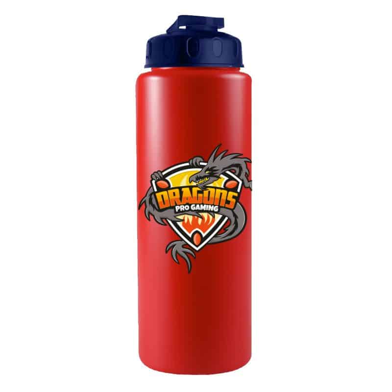 Custom Garyline® Quart Sport Bottle with Flip Lid - 32 oz. - 8