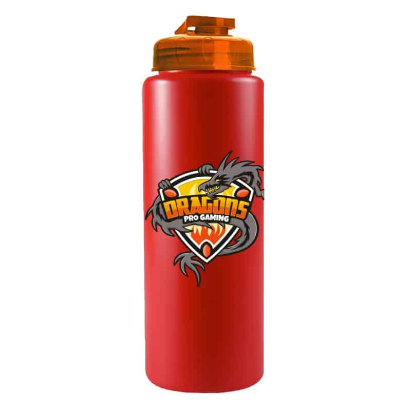 Custom Garyline® Quart Sport Bottle with Flip Lid - 32 oz. - 9