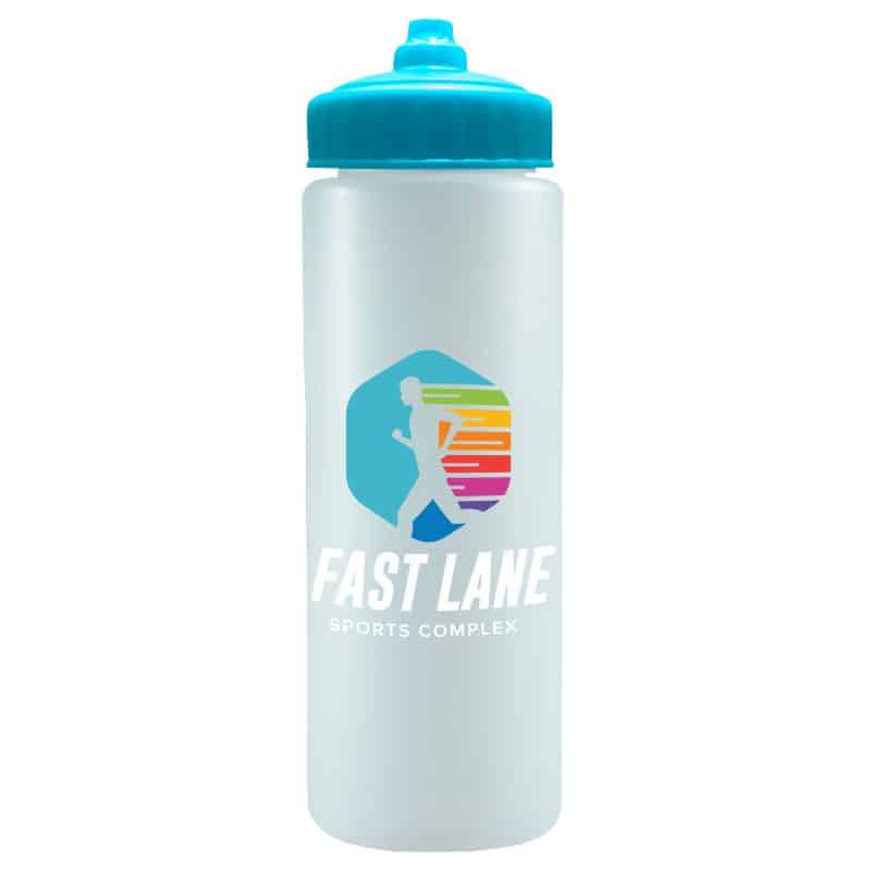 Custom Garyline® Quart Sport Bottle with Valve Lid - 32 oz. - 1