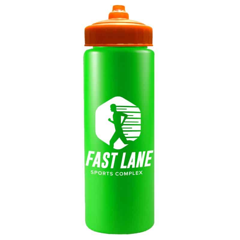 Custom Garyline® Quart Sport Bottle with Valve Lid - 32 oz. - 2