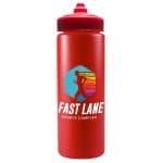 Custom Garyline® Quart Sport Bottle with Valve Lid - 32 oz. - 3