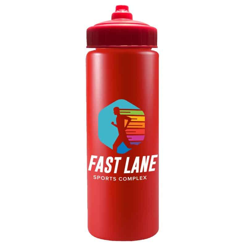 Custom Garyline® Quart Sport Bottle with Valve Lid - 32 oz. - 3