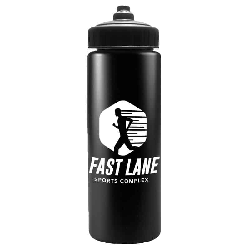 Custom Garyline® Quart Sport Bottle with Valve Lid - 32 oz.